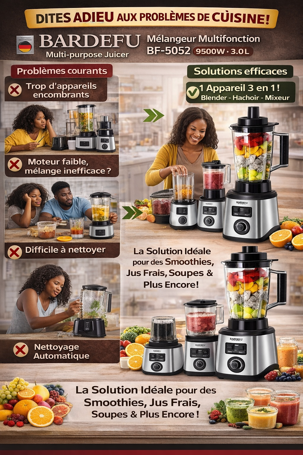 Blender Mixeur Bardefu