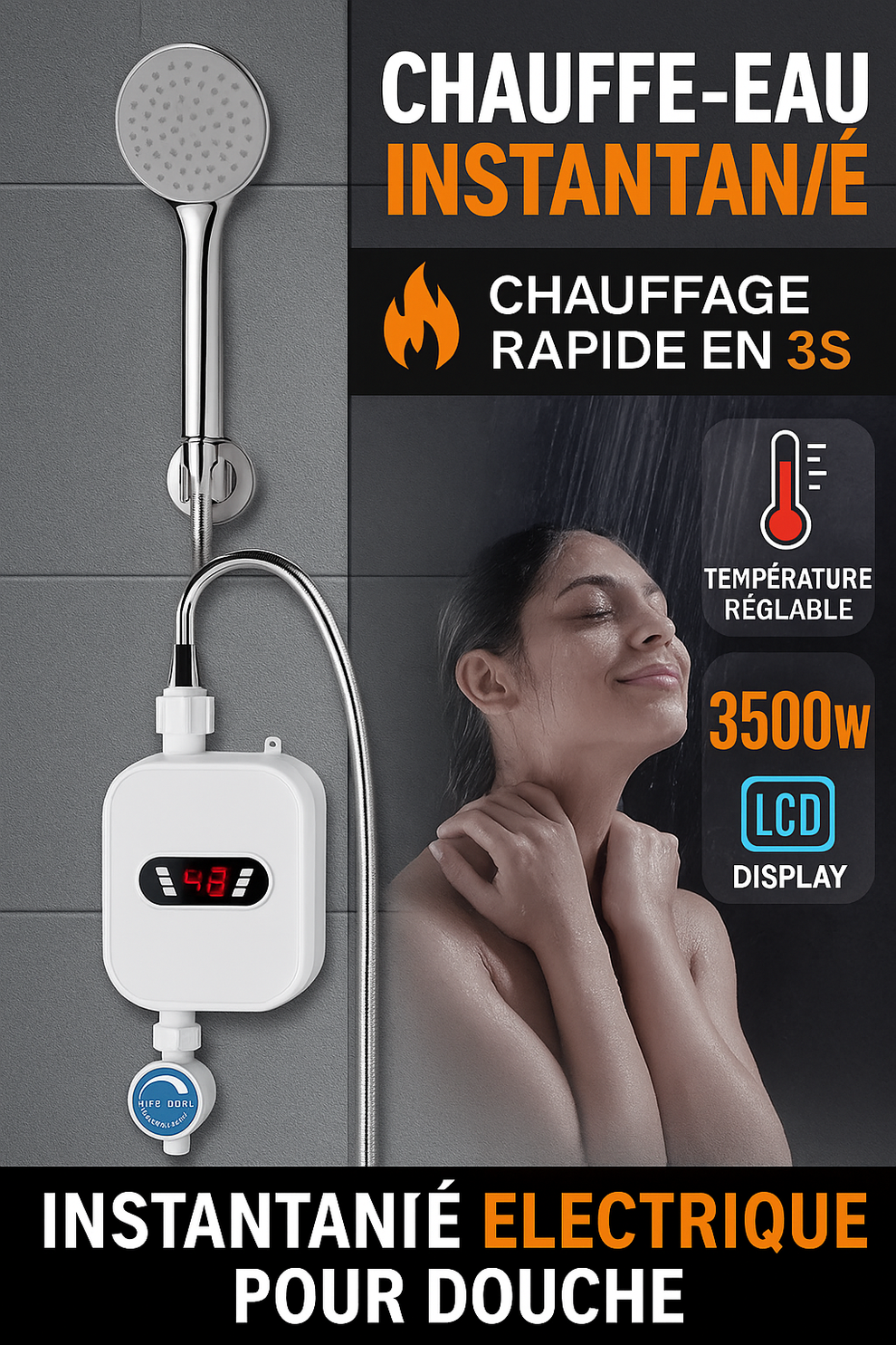Chauffe-eau électrique instantané