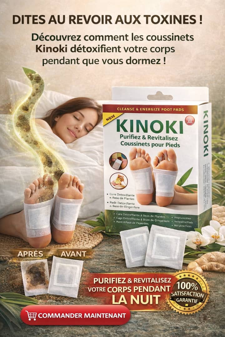 Kinoki Patch pour Hommes et Femmes